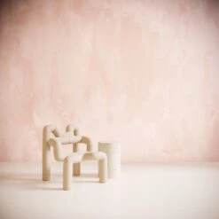 Rock Steady© Mural Wallpaper In Shell -Drop It Modern Sales RockSteady Shell Final