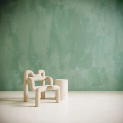 Rock Steady© Mural Wallpaper In Verde -Drop It Modern Sales RockSteady Verde Final