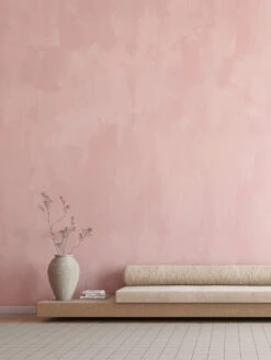 Rock Steady© Mural Wallpaper In Rose -Drop It Modern Sales Rocksteadyrosefinalwebcrop
