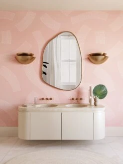 Saguaro© Wallpaper In Azalea -Drop It Modern Sales SAGURO Azalea Final 1