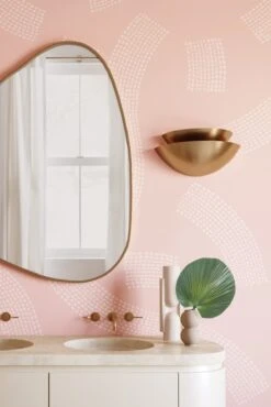 Saguaro© Wallpaper In Azalea -Drop It Modern Sales SAGURO Azalea Final 1CROP