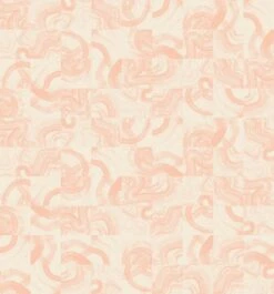 Sediment #3© Wallpaper In Peach -Drop It Modern Sales SEDIMENT 3 PEACH