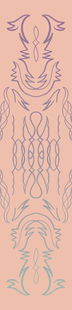 Side Saddle© Wallpaper In Pixie Pink -Drop It Modern Sales SIDESADDLE PIXIEPINK