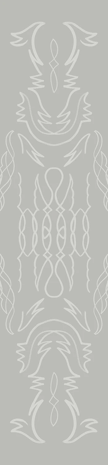 Side Saddle© Wallpaper In Sky Grey 5 Side Saddle© Wallpaper In Sky Grey - Image 5