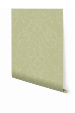 Western Damask© Wallpaper In Stonecrop