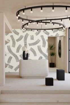 Saguaro© Wallpaper In Alabaster -Drop It Modern Sales Saguro Alabaster Final.CROPjpg