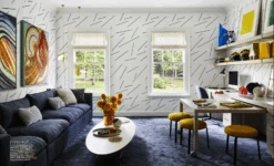 Bang Dem Sticks© Wallpaper In Black -Drop It Modern Sales ScreenShot2022 03 04at3.22.38PM