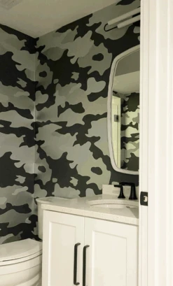 Camo© Wallpaper In Silver -Drop It Modern Sales ScreenShot2023 09 25at11.18.40AM