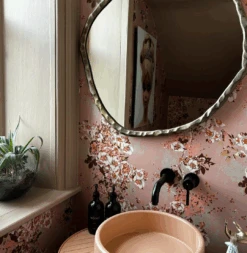 Prairie Fleur© Wallpaper In Rosy Cremé -Drop It Modern Sales ScreenShot2024 11 07at7.56.56AM