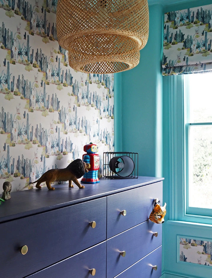 Desert Llama© Wallpaper In Cactus 6 Desert Llama© Wallpaper In Cactus - Image 6