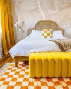 Famke© Mural Wallpaper In Sandstone -Drop It Modern Sales Screenshot2022 03 14at10.32.08PM