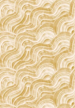 Sediment #2© Wallpaper In Mustard -Drop It Modern Sales Sediment2 Mustard