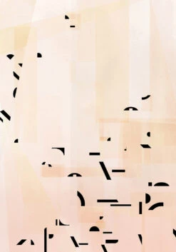 Shape Shifter© Mural Wallpaper In Blush -Drop It Modern Sales ShapeShifterMural Blush