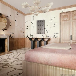 Shape Shifter© Mural Wallpaper In Cremé -Drop It Modern Sales Shape Shifter 2 final 1web