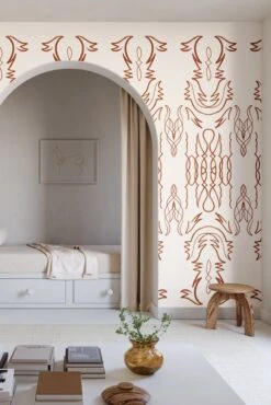 Side Saddle© Wallpaper In Mojave -Drop It Modern Sales SideSaddleMojave FinalPIN1