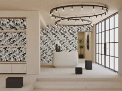 Snakeskin© Wallpaper In Alabaster -Drop It Modern Sales Snakeskin Alabaster 1