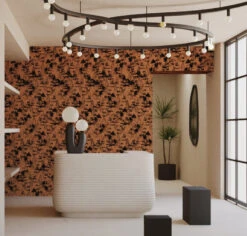 Snakeskin© Wallpaper In Chestnut 13 Snakeskin© Wallpaper In Chestnut -Drop It Modern Sales Snakeskin Chestnut 1CROP