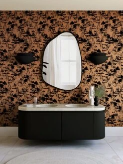 Snakeskin© Wallpaper In Chestnut 10 Snakeskin© Wallpaper In Chestnut -Drop It Modern Sales Snakeskin Chestnut Final 2