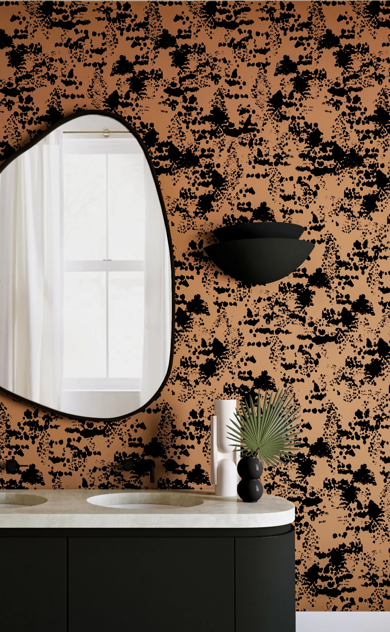 Snakeskin© Wallpaper In Chestnut 4 Snakeskin© Wallpaper In Chestnut - Image 4