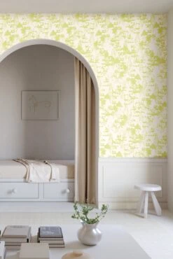 Snakeskin© Wallpaper In Clover -Drop It Modern Sales Snakeskin Clover FinalCROP