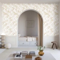 Snakeskin© Wallpaper In Sand -Drop It Modern Sales Snakeskin Sand Final