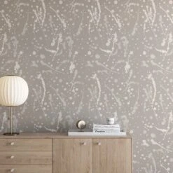 Spot On© Wallpaper In Grey -Drop It Modern Sales SpotOn Grey Final2