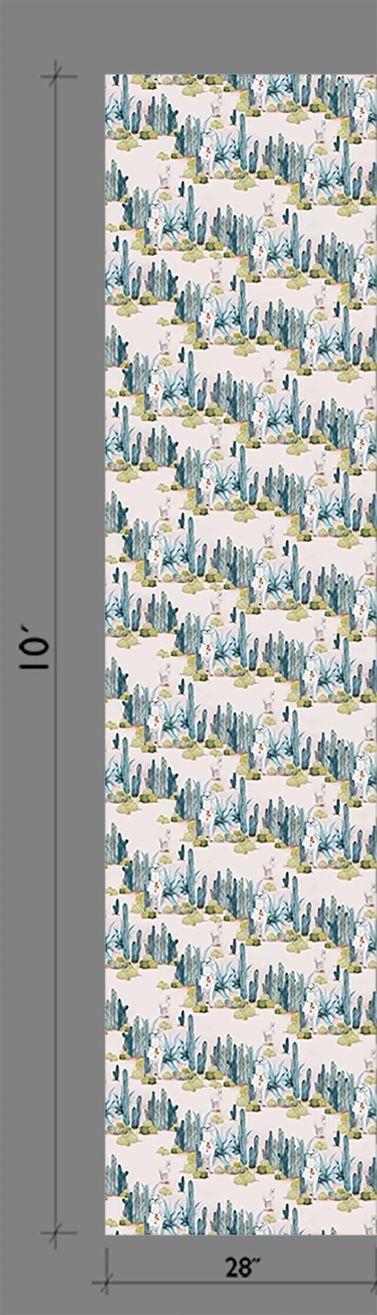 Desert Llama© Wallpaper In Cactus 2 Desert Llama© Wallpaper In Cactus - Image 2