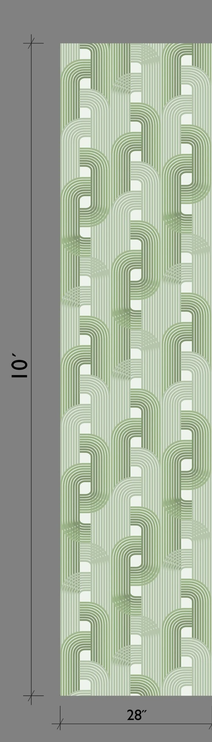 Raceway© Wallpaper In Avocado 2 Raceway© Wallpaper In Avocado - Image 2