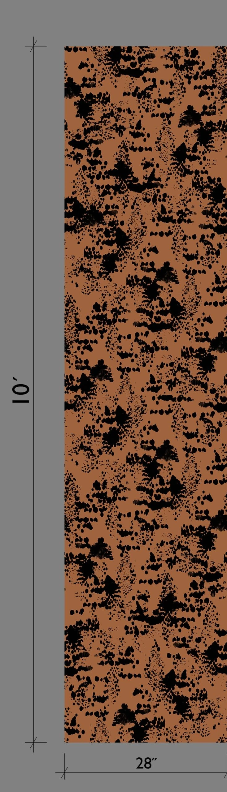 Snakeskin© Wallpaper In Chestnut 2 Snakeskin© Wallpaper In Chestnut - Image 2