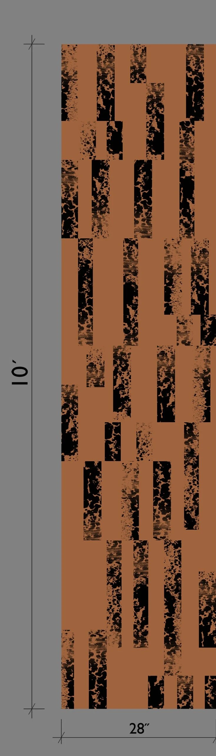 Corral© Wallpaper In Chestnut 2 Corral© Wallpaper In Chestnut - Image 2