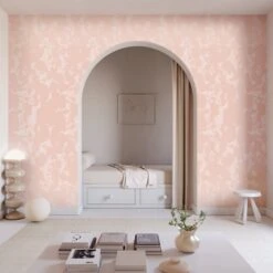 Tumbleweed© Wallpaper In Azalea -Drop It Modern Sales Thumbleweed Azalea Final