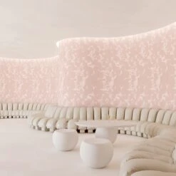 Tumbleweed© Wallpaper In Pale Pink -Drop It Modern Sales Tumbleweed PalePink Final 2