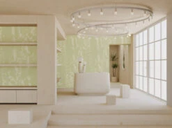 Tumbleweed© Wallpaper In Stonecrop -Drop It Modern Sales Tumbleweed Stonecrop 1