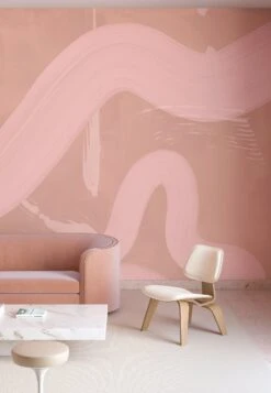 Untamed© Mural Wallpaper In Cactus Blossom -Drop It Modern Sales Untamed Cactus rendering 2