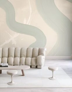 Untamed© Mural Wallpaper In Succulent -Drop It Modern Sales Untamed Succulent rendering 2