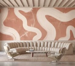 Untamed© Mural Wallpaper In Sundance -Drop It Modern Sales Untamed Sundance rendering 2