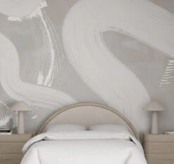 Untamed© Mural Wallpaper In Cement -Drop It Modern Sales Untamed grey 1web crop