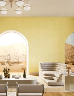 Western Damask© Wallpaper In Yellowstone -Drop It Modern Sales WESTERNDAMASKMURAL Yellowstone.CROPjpg