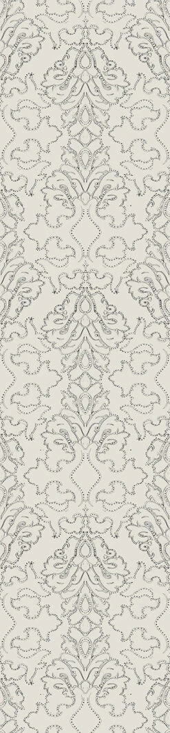 Western Damask© Wallpaper In Alabaster 14 Western Damask© Wallpaper In Alabaster -Drop It Modern Sales WESTERNDAMASK ALABASTER