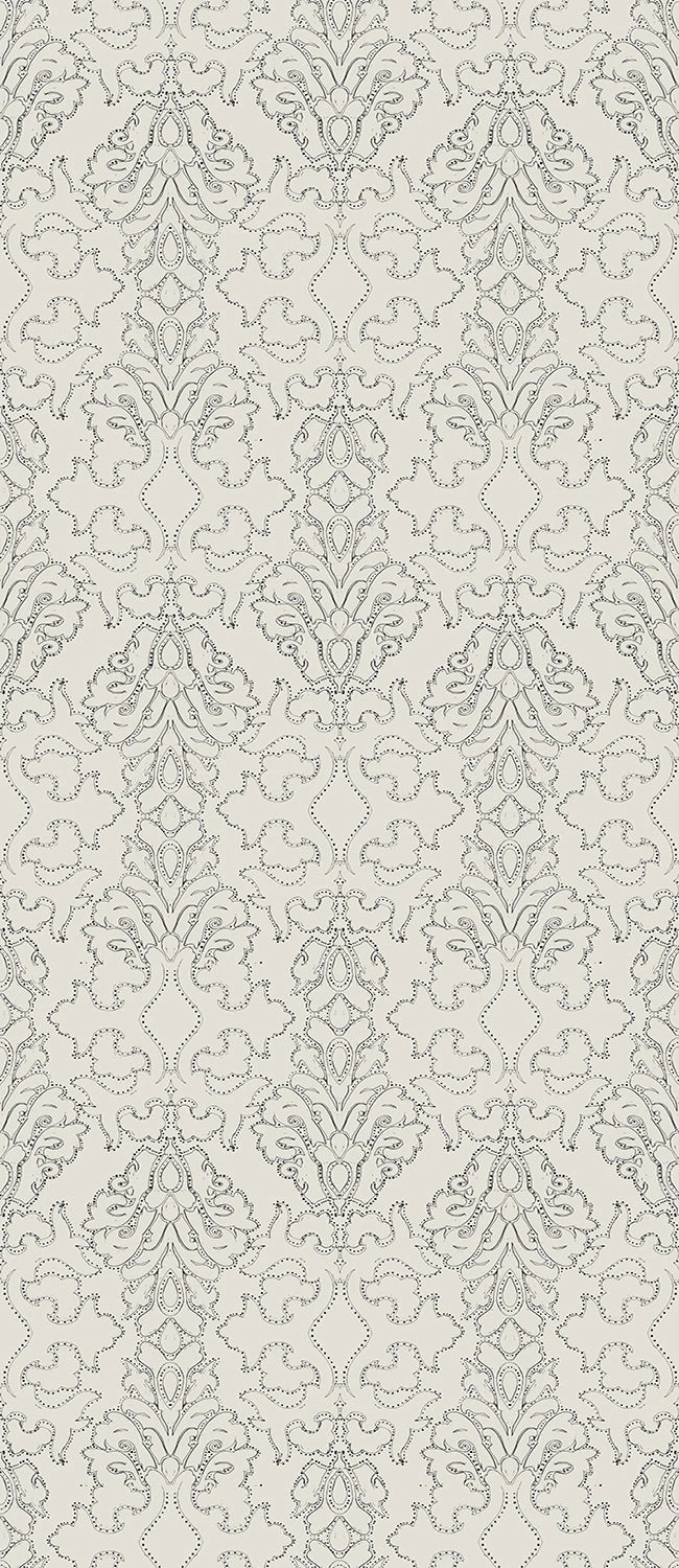 Western Damask© Wallpaper In Alabaster 8 Western Damask© Wallpaper In Alabaster - Image 8