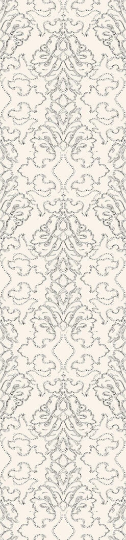 Western Damask© Wallpaper In Black + Cremé 11 Western Damask© Wallpaper In Black + Cremé -Drop It Modern Sales WESTERNDAMASK BLACK CREME