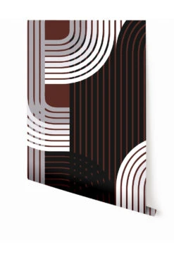 Raceway© Wallpaper In Burgundy