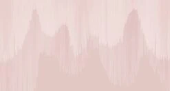 Wavelength© Mural Wallpaper In Blush -Drop It Modern Sales Wavelength Blush