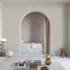 Western Damask© Wallpaper In Slate -Drop It Modern Sales WesternDamask Slate Final