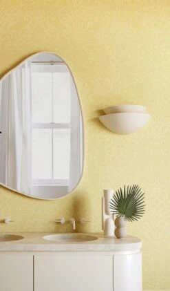 Western Damask© Wallpaper In Yellowstone -Drop It Modern Sales WesternDamask Yellowstone FinalCROP