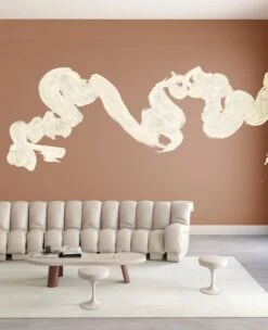 Abstract Art© Mural Wallpaper In Coco -Drop It Modern Sales abstractartcoco rendering 01