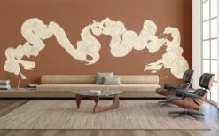 Abstract Art© Mural Wallpaper In Coco -Drop It Modern Sales abstractartcoco rendering 05