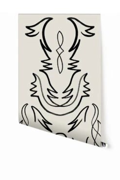 Side Saddle© Wallpaper In Alabaster