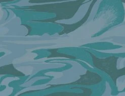 American Landscape© Mural Wallpaper In Teal -Drop It Modern Sales american landscape teal diy