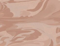 American Landscape© Mural Wallpaper In Terracotta -Drop It Modern Sales american landscape terracotta diy